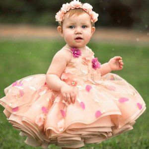 Blutterfly Baby Couture 24 Months Photography Birthday Gown Super Full! Like New